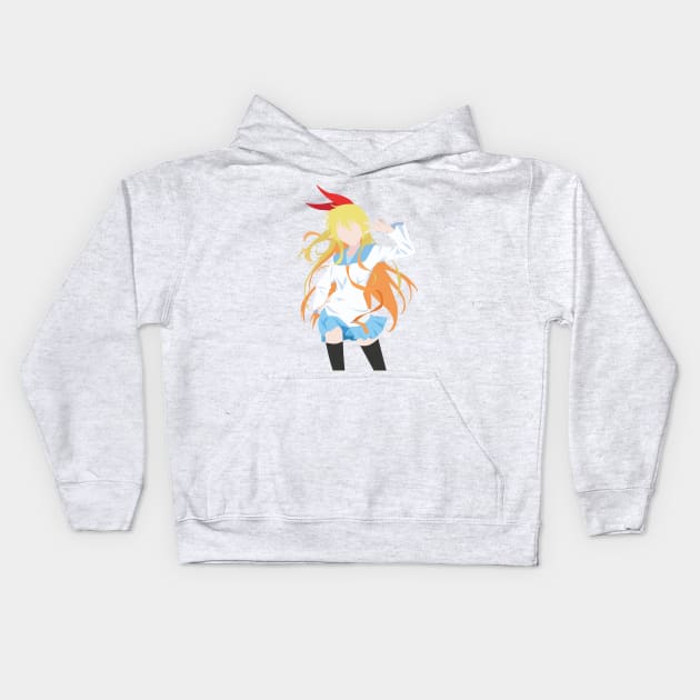 Chitoge Kirisaki Kids Hoodie by icr427